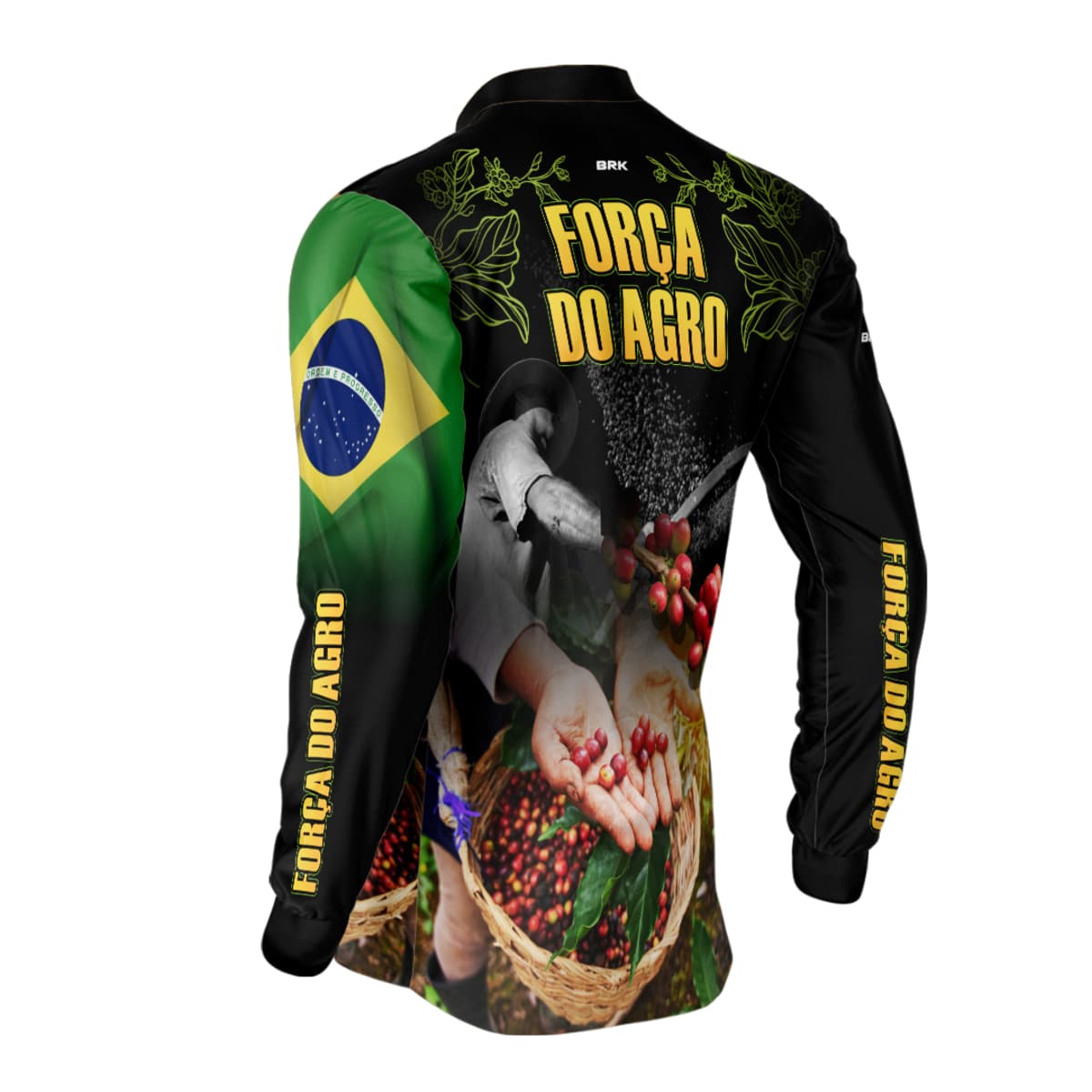 Camisa Agro Brk Cafeicultor com Proteção Solar UV50+ - Brk Agro