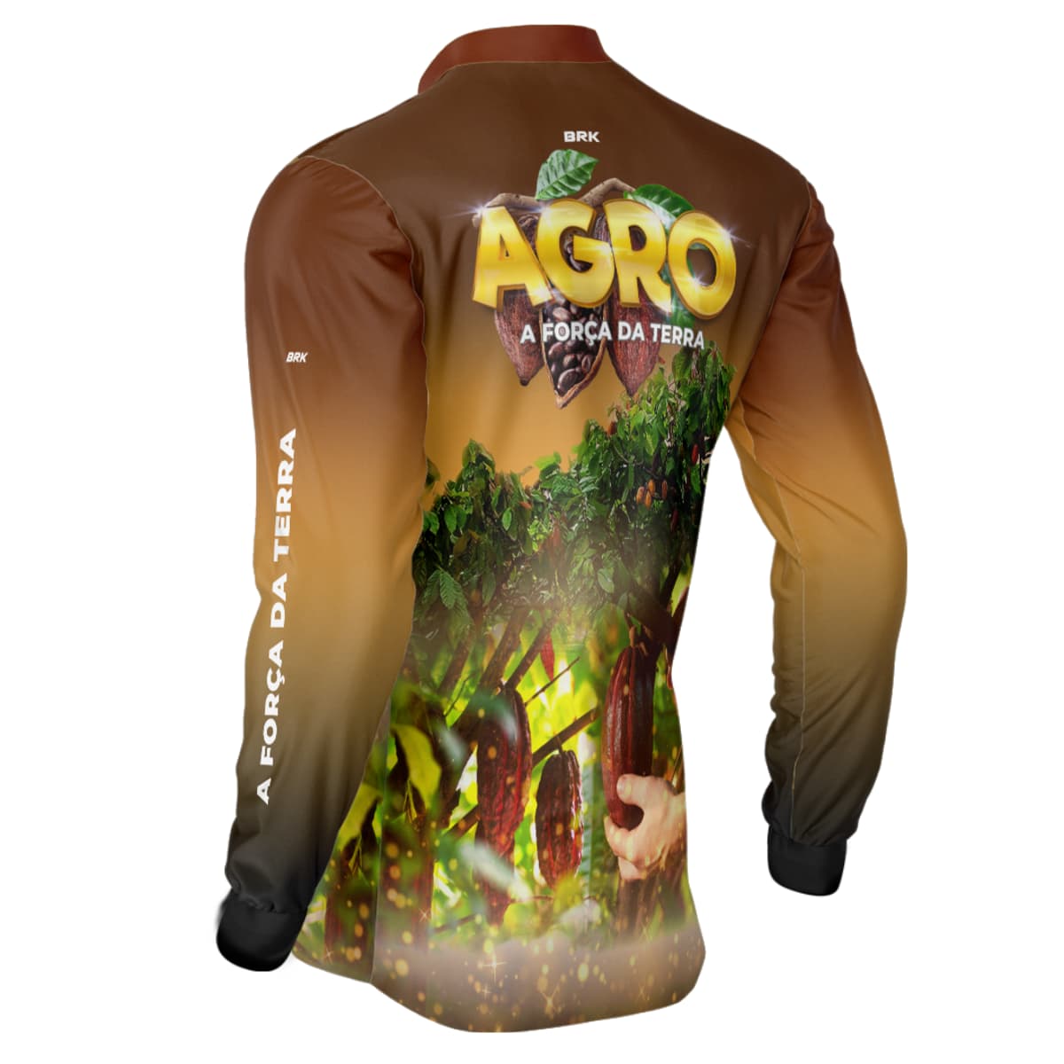 Camisa Agro Brk Cultivo de Cacau com Proteção Solar UV50+ - Brk Agro