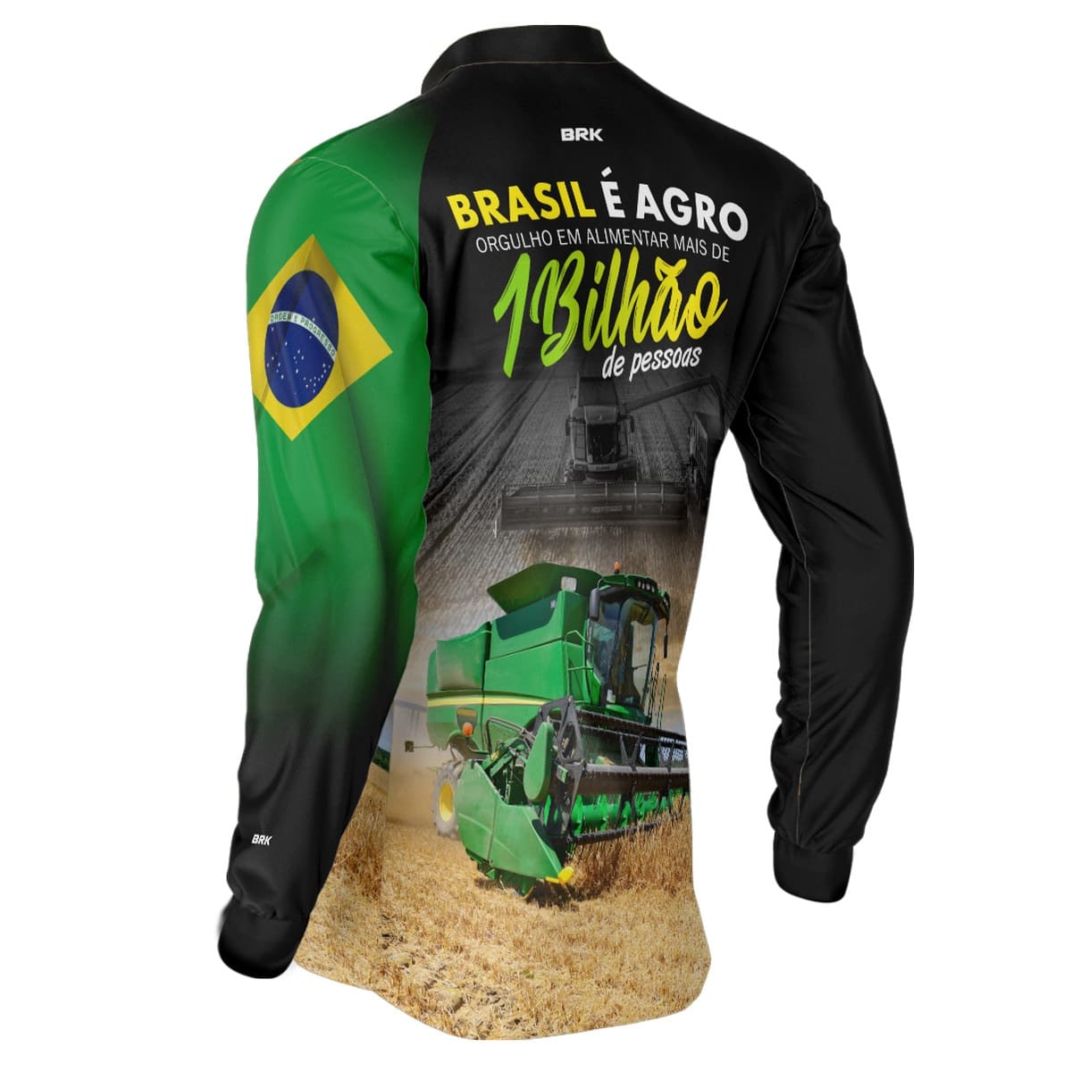 Camisa Agro Brk Agro é Bilhão com Proteção Solar UV50+ - Brk Agro