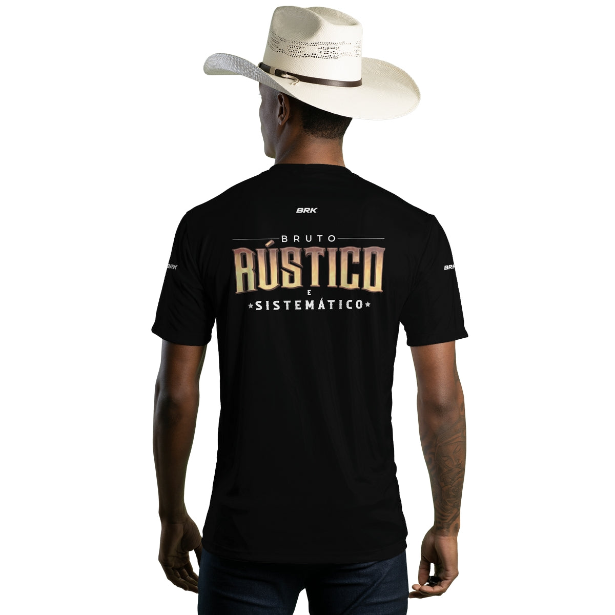 Camiseta Agro Brk Bruto Rústico e Sistemático Clean com Proteção Solar UV50+ - Brk Agro