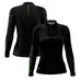Camisa Feminina Agro  Brk Básica Preta com Proteção Solar UV50+ - Brk Agro