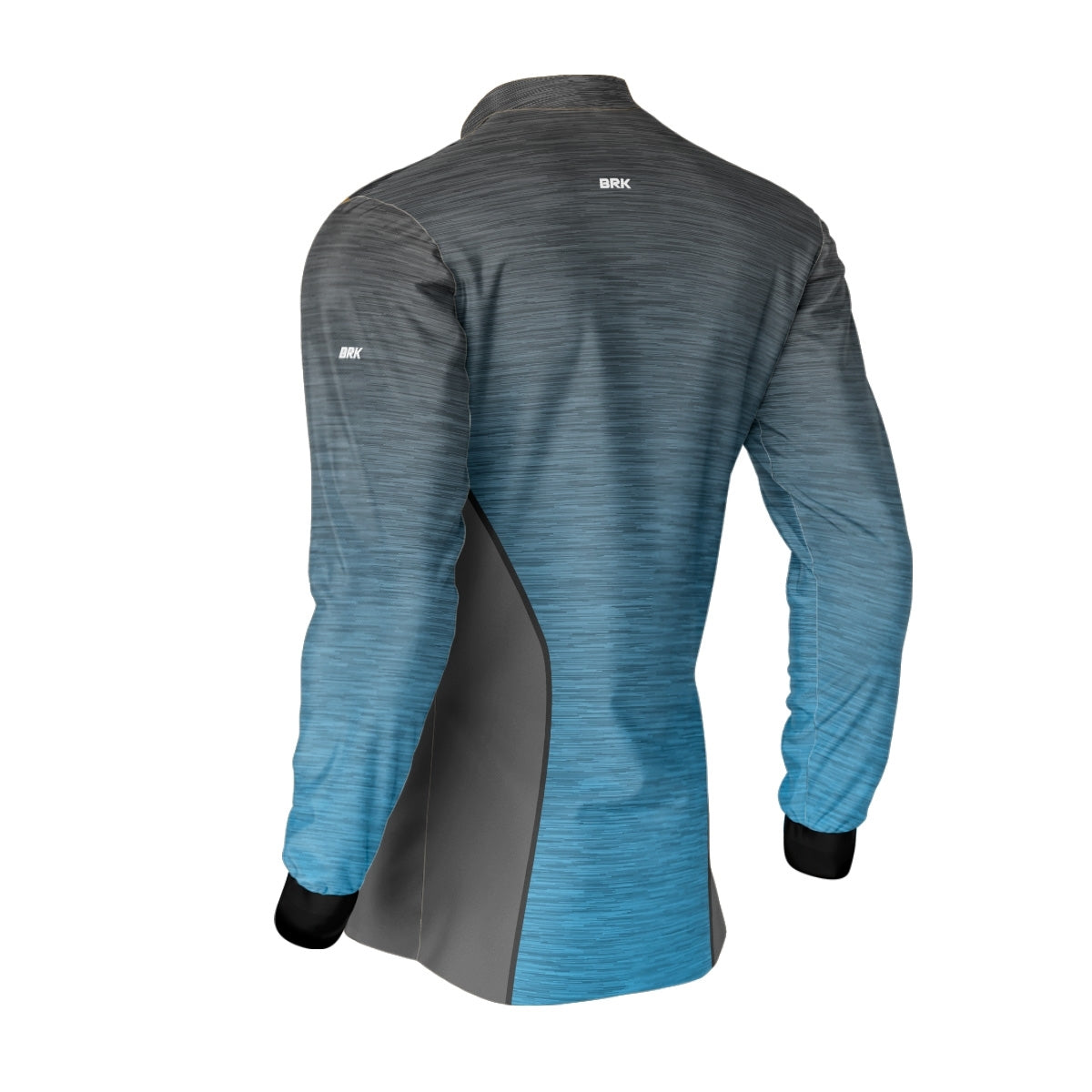 Camisa Agro Brk Mescla Cinza e Azul com Proteção Solar UV50+ - Brk Agro