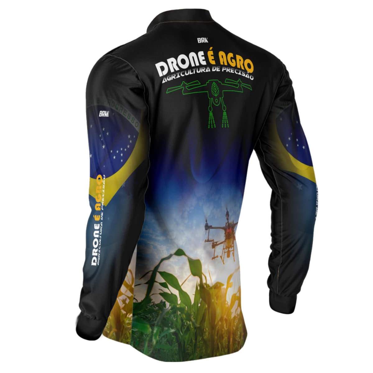 Camisa Agro Brk Drone é Agro com Proteção Solar UV50+ - Brk Agro