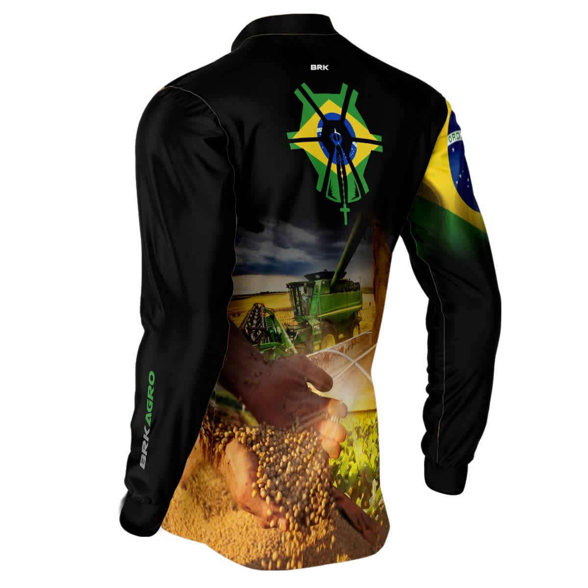 Camisa Agro Brk Agronomia Brasil com Proteção UV50+ - BRK AGRO