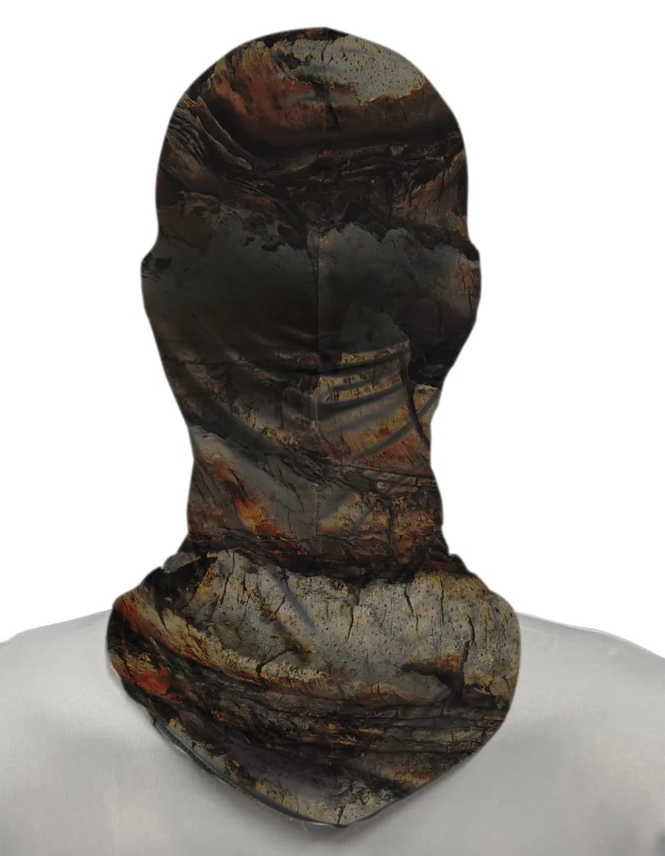 Balaclava Tubeneck Agro Brk Camuflada Textura Tronco Árvore com Proteção Solar UV50+ - Brk Agro