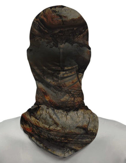Balaclava Tubeneck Agro Brk Camuflada Textura Tronco Árvore com Proteção Solar UV50+ - Brk Agro