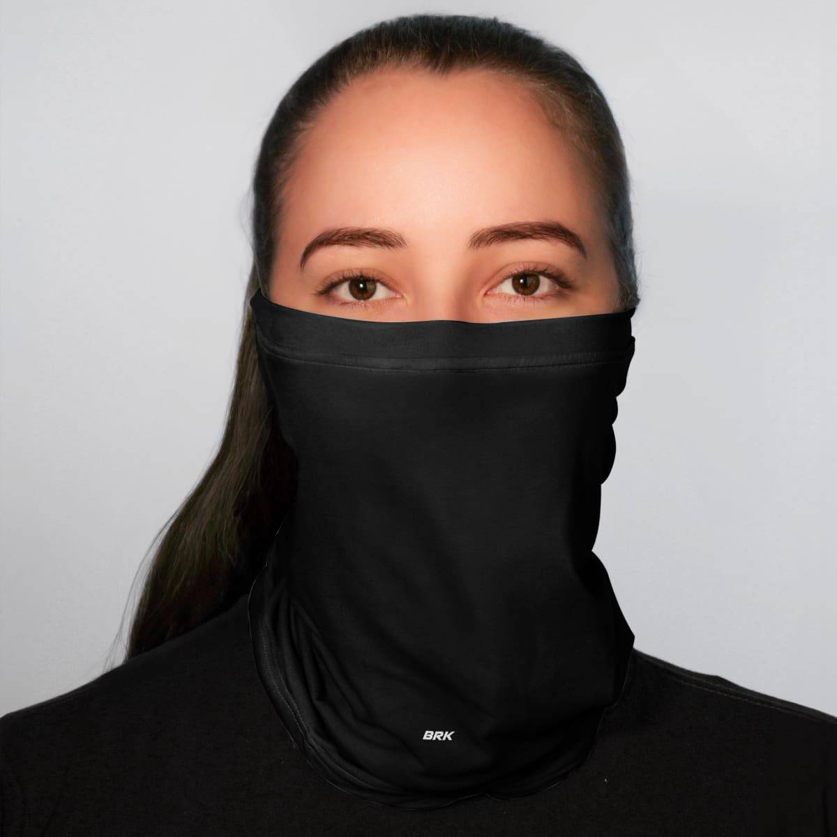 Bandana Tubeneck Agro Brk Preto Liso com Proteção Solar UV50+ - Brk Agro