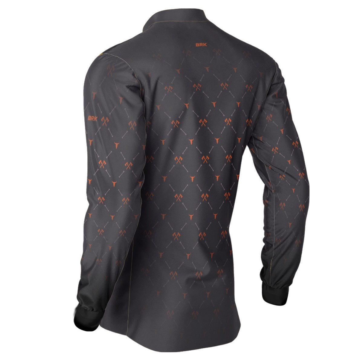 Camisa Agro Brk Country Xadrez Orange Horse com Proteção Solar UV50+ - BRK AGRO