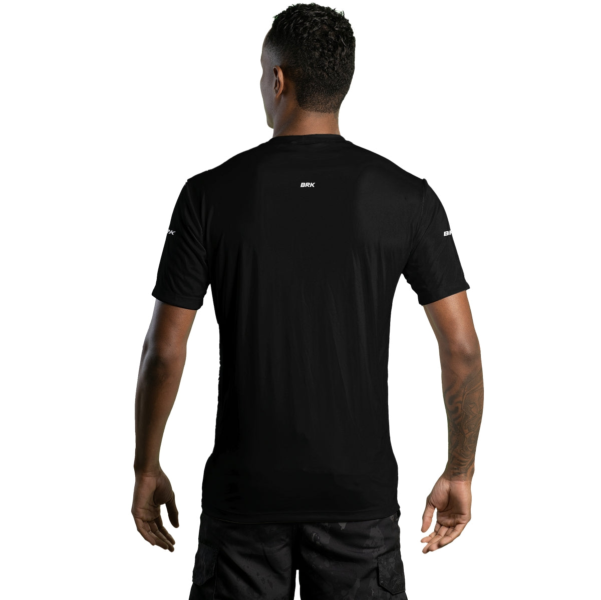 Camiseta Agro Brk Preta Lisa com Proteção Solar UV50+ - Brk Agro