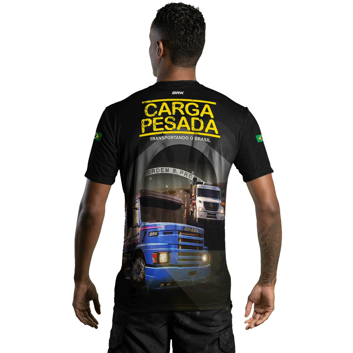 Camiseta Agro Brk Carga Pesada com Proteção Solar UV50+ - Brk Agro