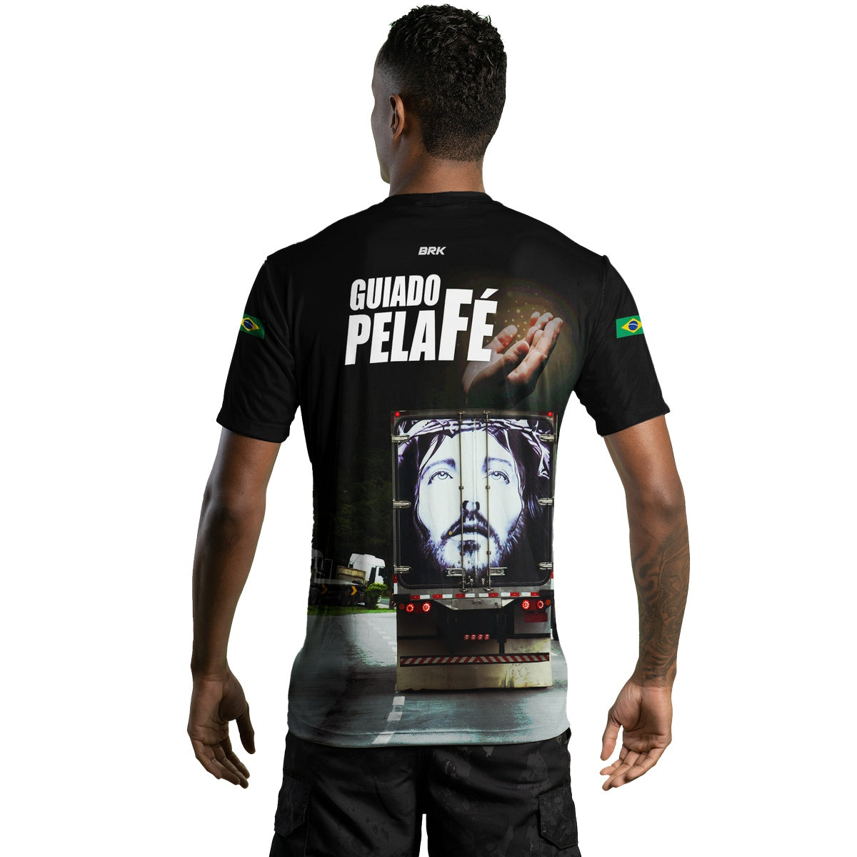 Camiseta Agro Brk Guiado por Deus com Proteção Solar UV50+ - Brk Agro