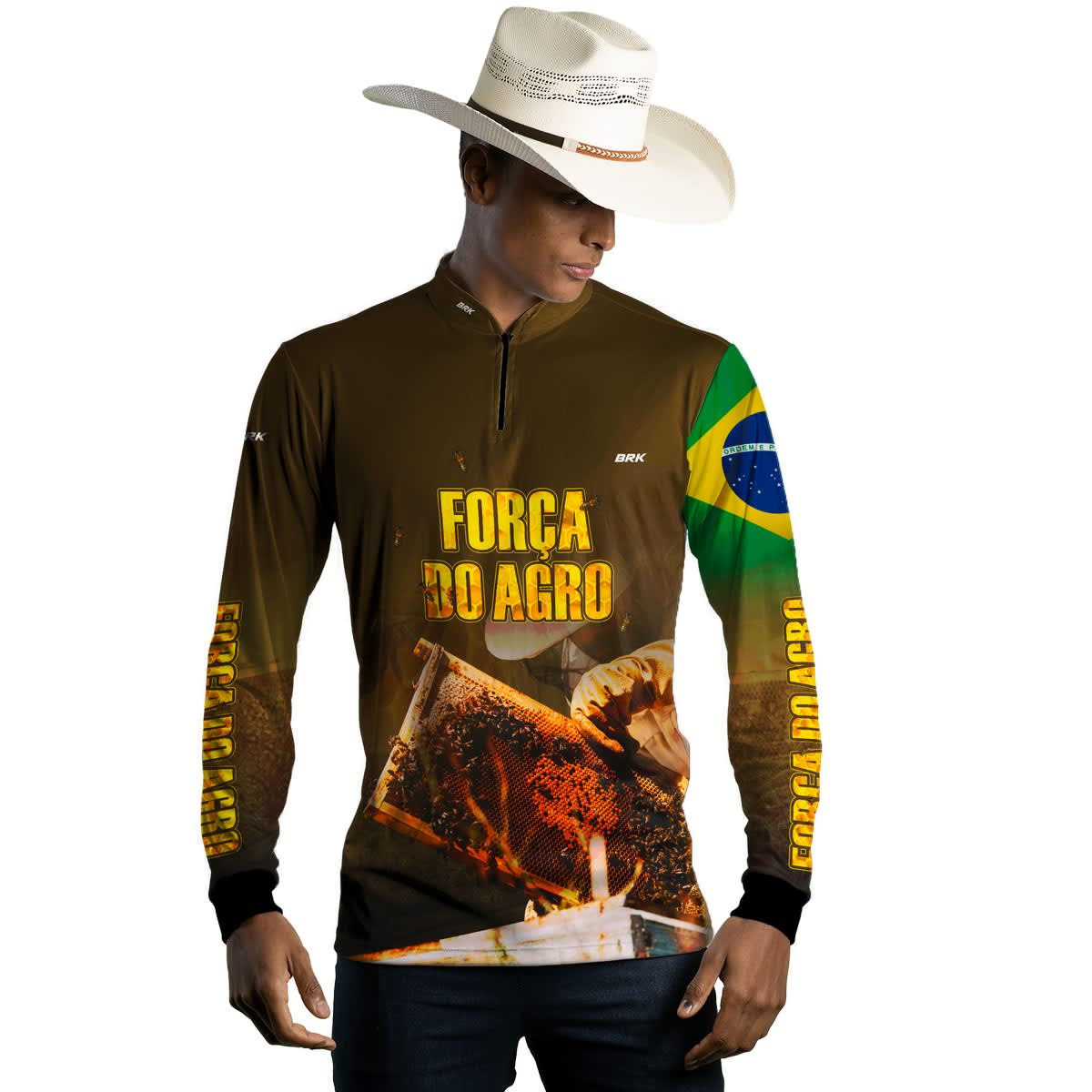 Camisa Agro Brk Apicultor com Proteção Solar UV50+ - Brk Agro