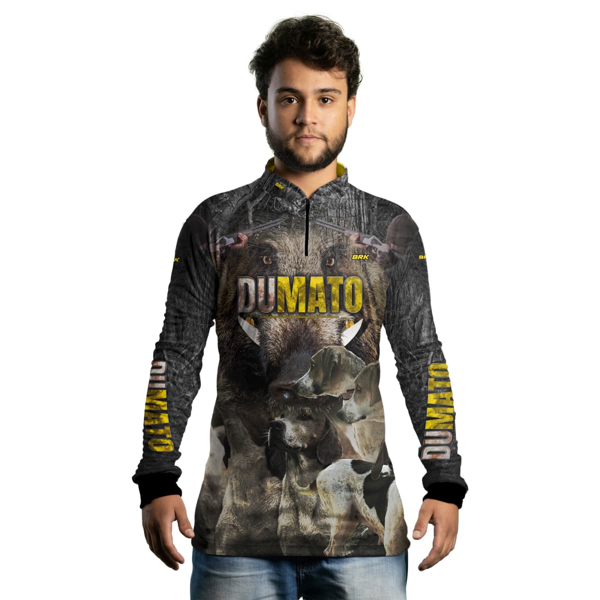 Camisa Agro Brk DuMato Javali FoxHound 2.0 com Proteção Solar UV50+ - Brk Agro