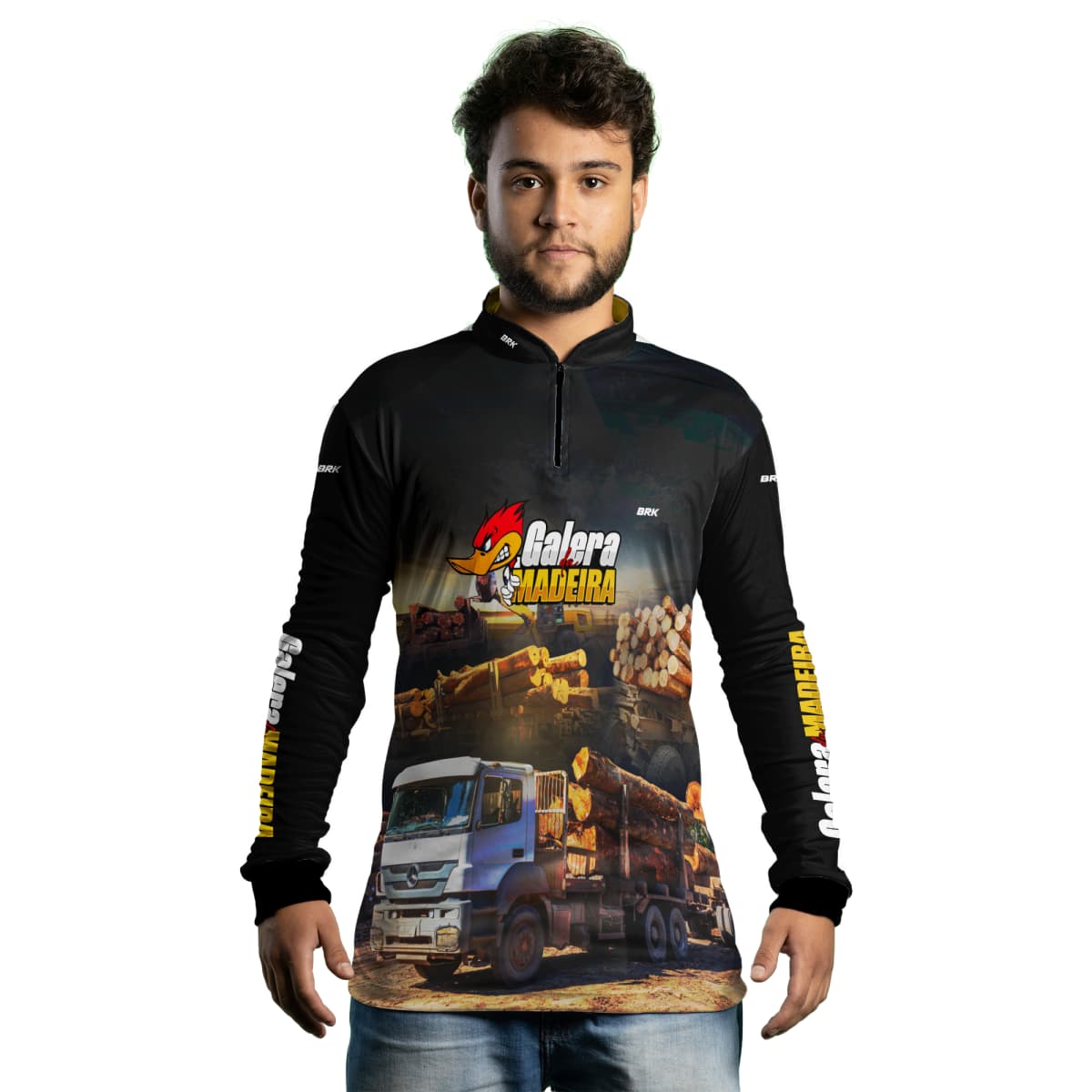 Camisa Agro Brk Madereiro com Proteção Solar UV50+ - Brk Agro