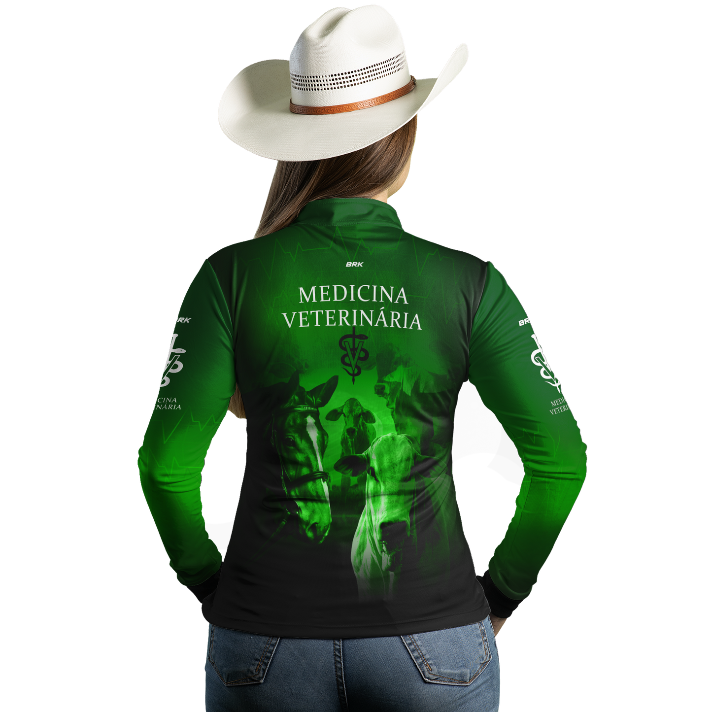 Camisa Agro Brk Medicina Veterinária com UV50+ - BRK AGRO