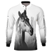 Camisa Agro Brk Cavalo Mangalarga Branca com UV50+ - BRK AGRO