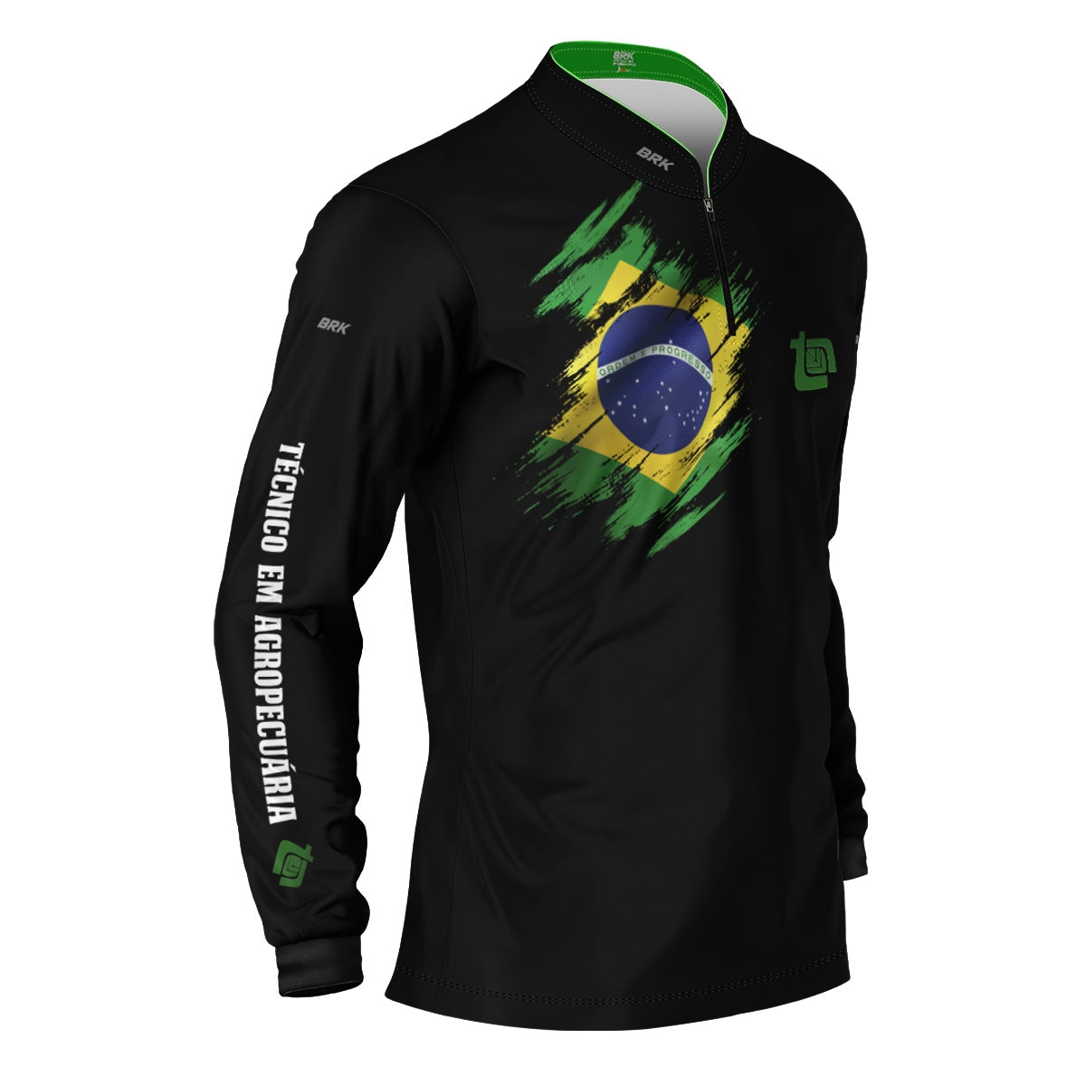Kit Boné Brasil Mapa + Camisa Agro Brk Técnico em Agropecuária UV50+ - Brk Agro