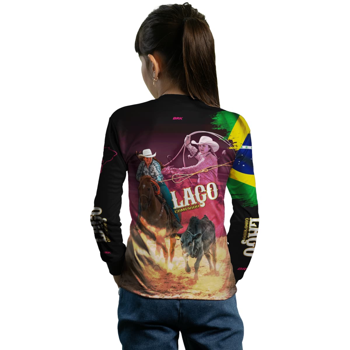 Camisa Agro Brk Feminina Prova do Laço Xadrez com UV50+ - BRK AGRO