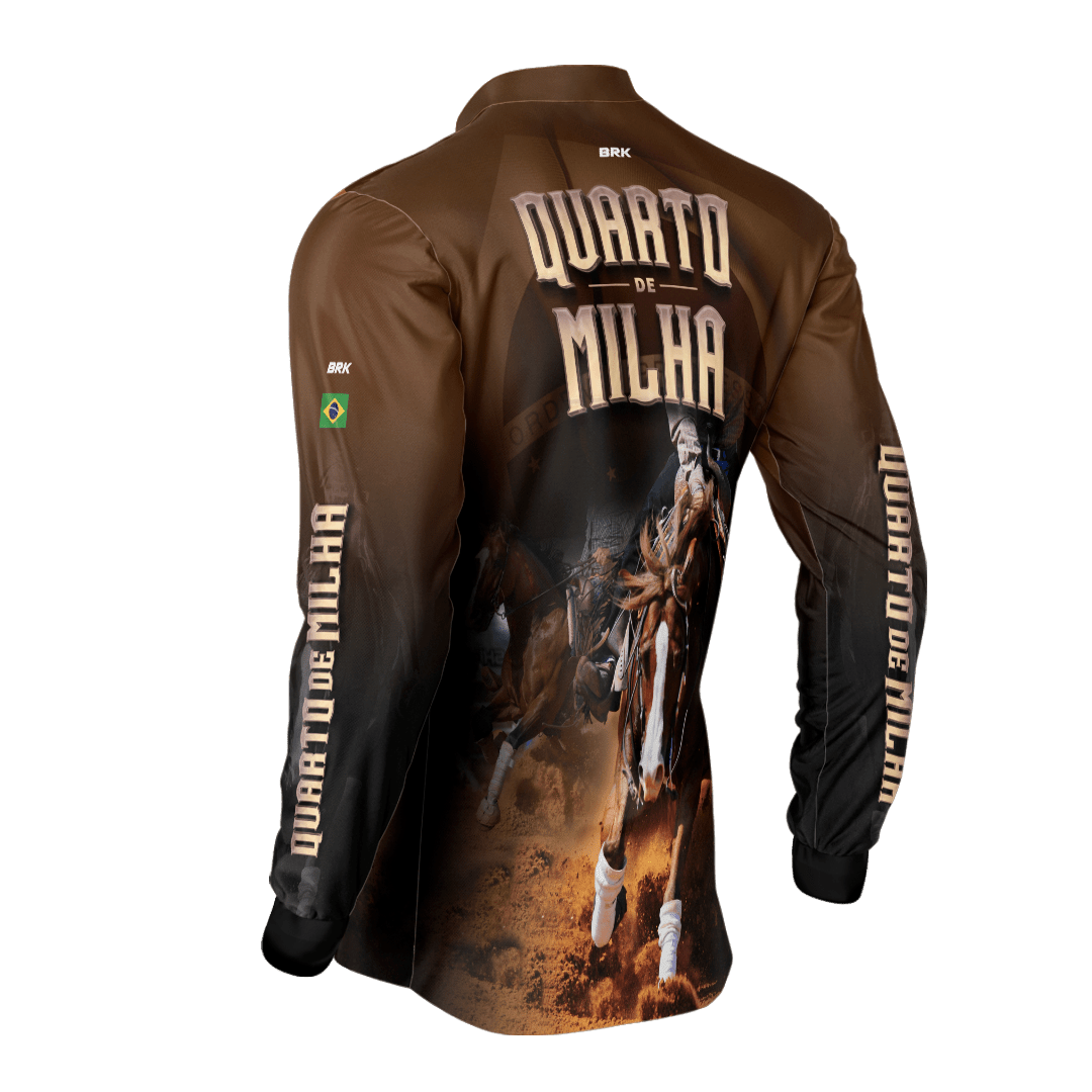 Camisa Agro Brk Quarto de Milha Correndo Proteção Solar UV50+ - BRK AGRO