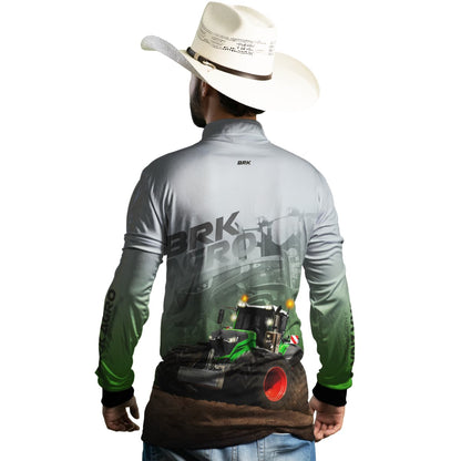 Camisa Agro Brk Trator Vario 1000 Clara com Proteção Solar UV50+ - Brk Agro