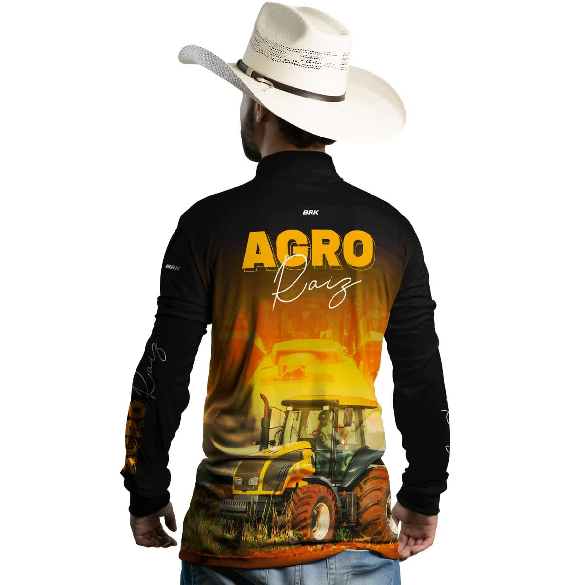 Camisa Agro Brk Trator Agro Raiz com UV50+ - Brk Agro