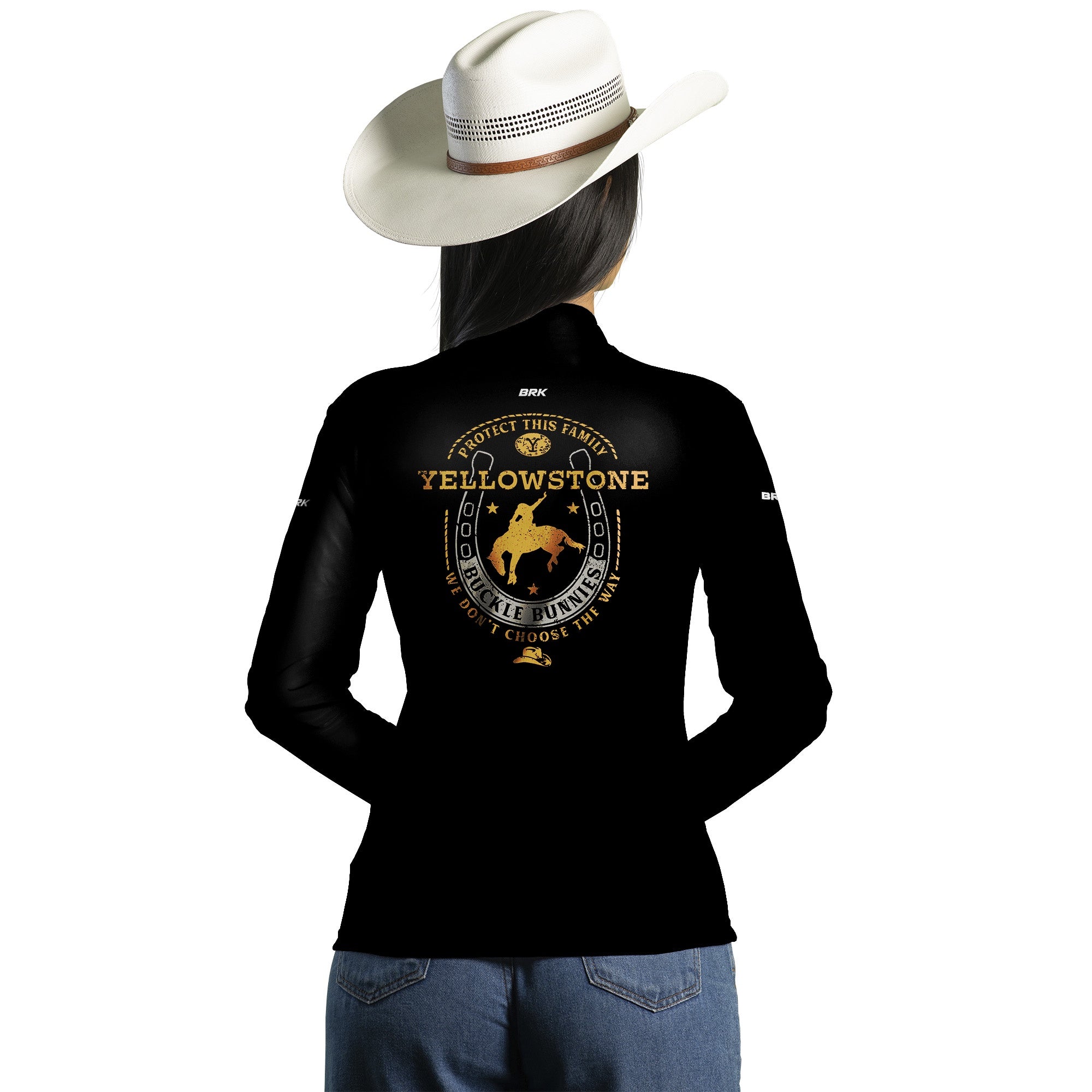 Camisa Agro Brk Yellowstone Protect this Family com Proteção Solar UV50+ - Brk Agro