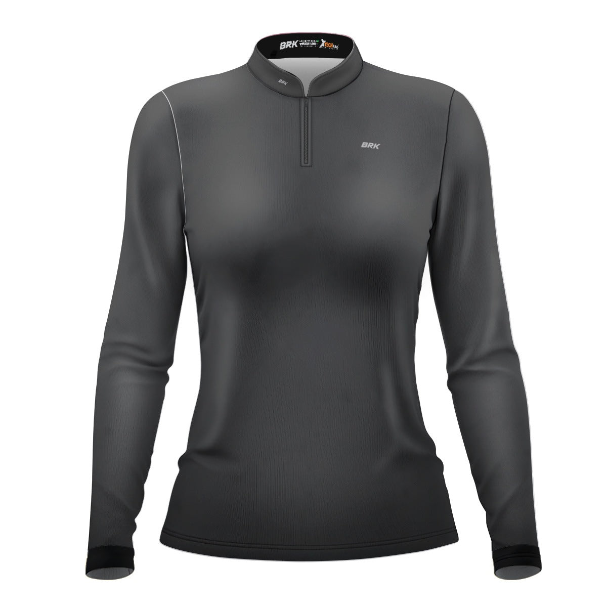 Camisa Térmica Feminina Brk Basic Cinza Chumbo com Proteção Solar UV50+ - Brk Agro