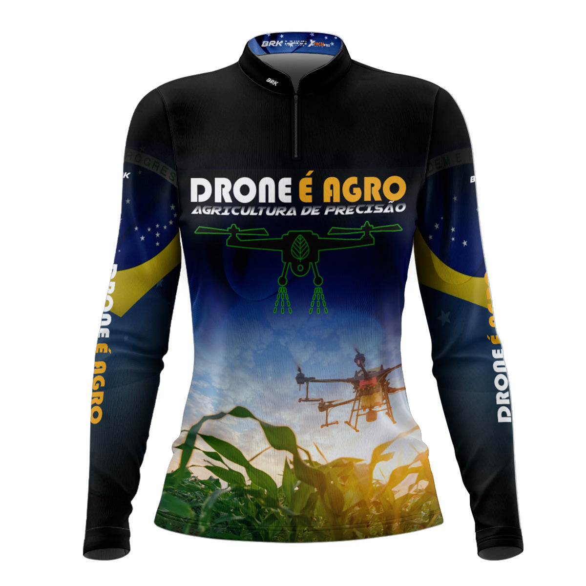 Camisa Agro Brk Drone é Agro com Proteção Solar UV50+ - Brk Agro