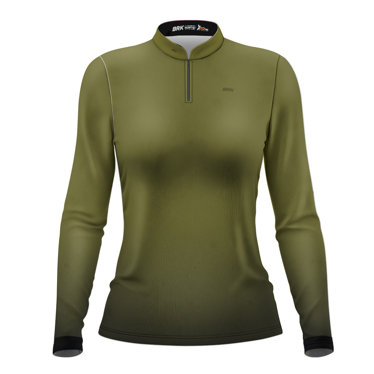 Camisa Agro Feminina Brk Unissex Basic Verde Musgo com Proteção Solar UV50+ - Brk Agro
