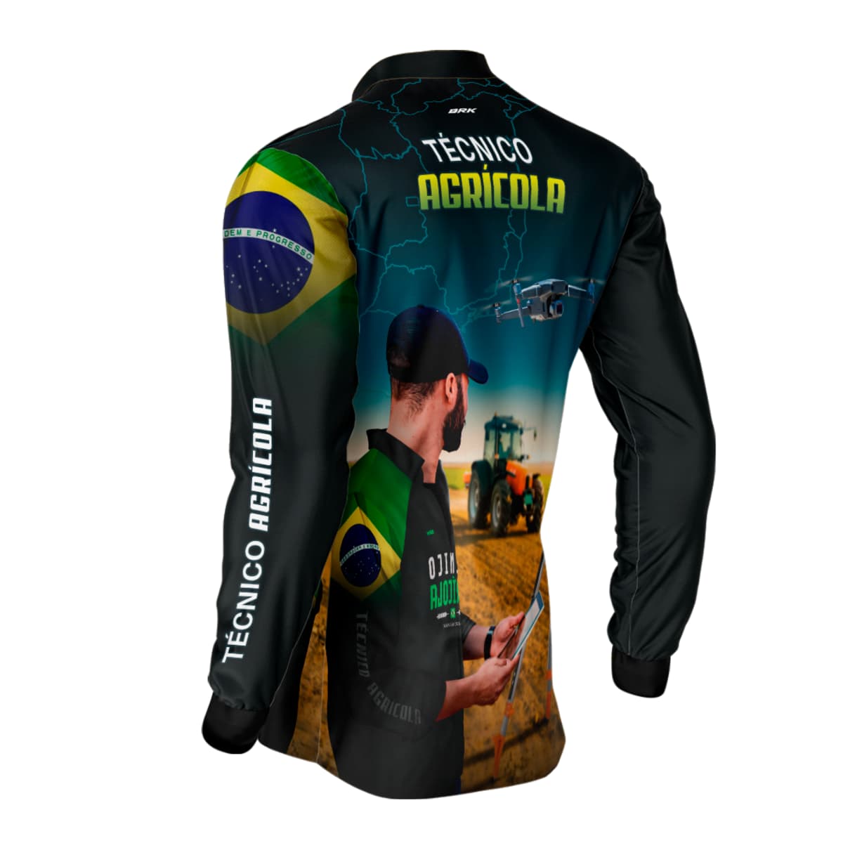 Camisa Agro Brk Técnico Agrícola com Proteção Solar UV50+ - BRK AGRO