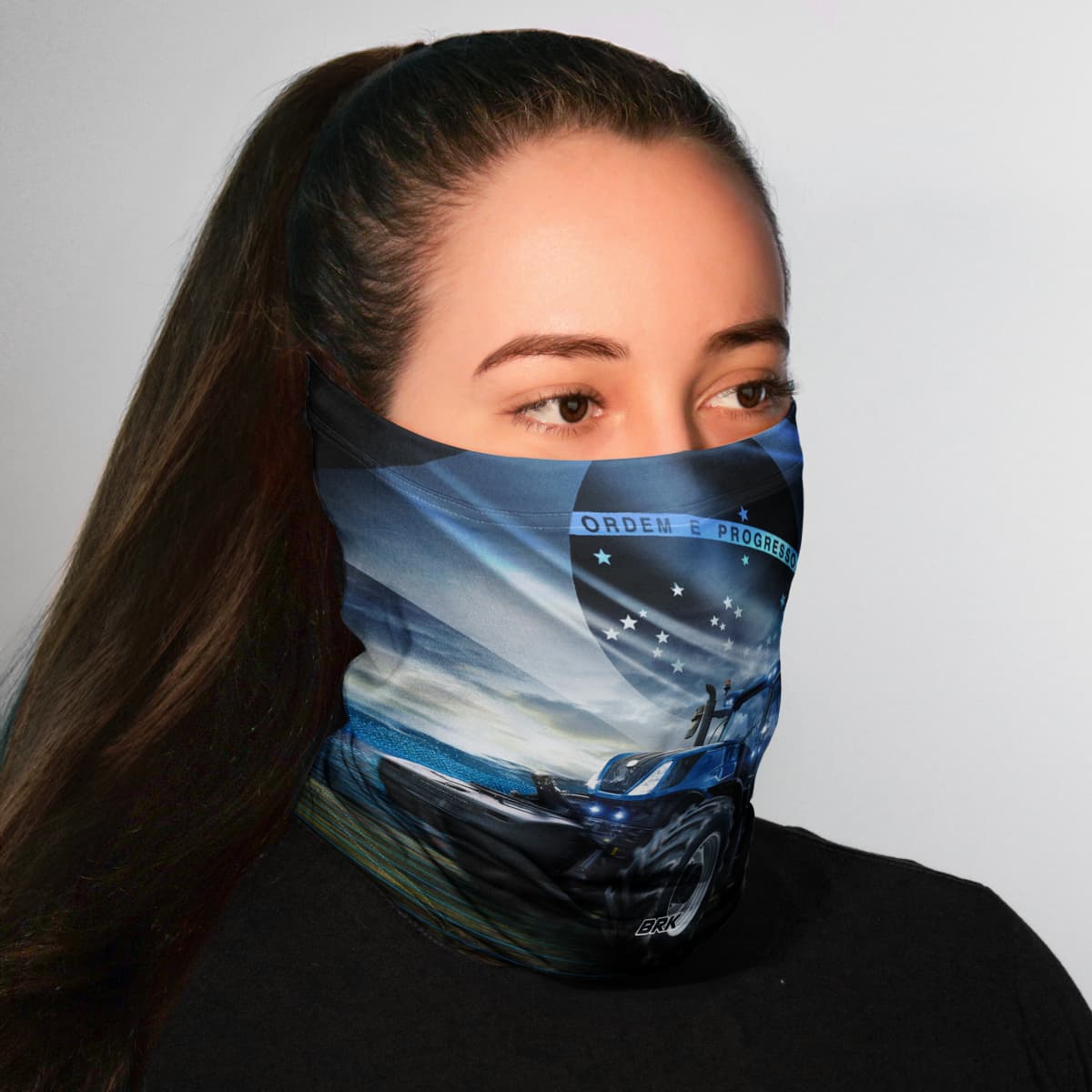 Bandana Tubeneck Agro Brk Trator 02 NH com Proteção Solar UV50+ - Brk Agro