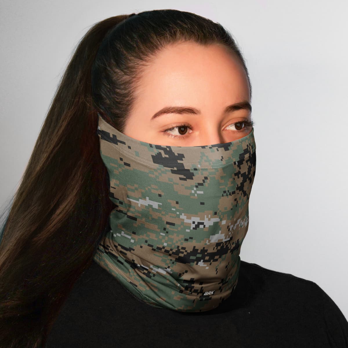 Bandana Tubeneck Agro Brk Camuflada Florestal com Proteção Solar UV50+ - Brk Agro