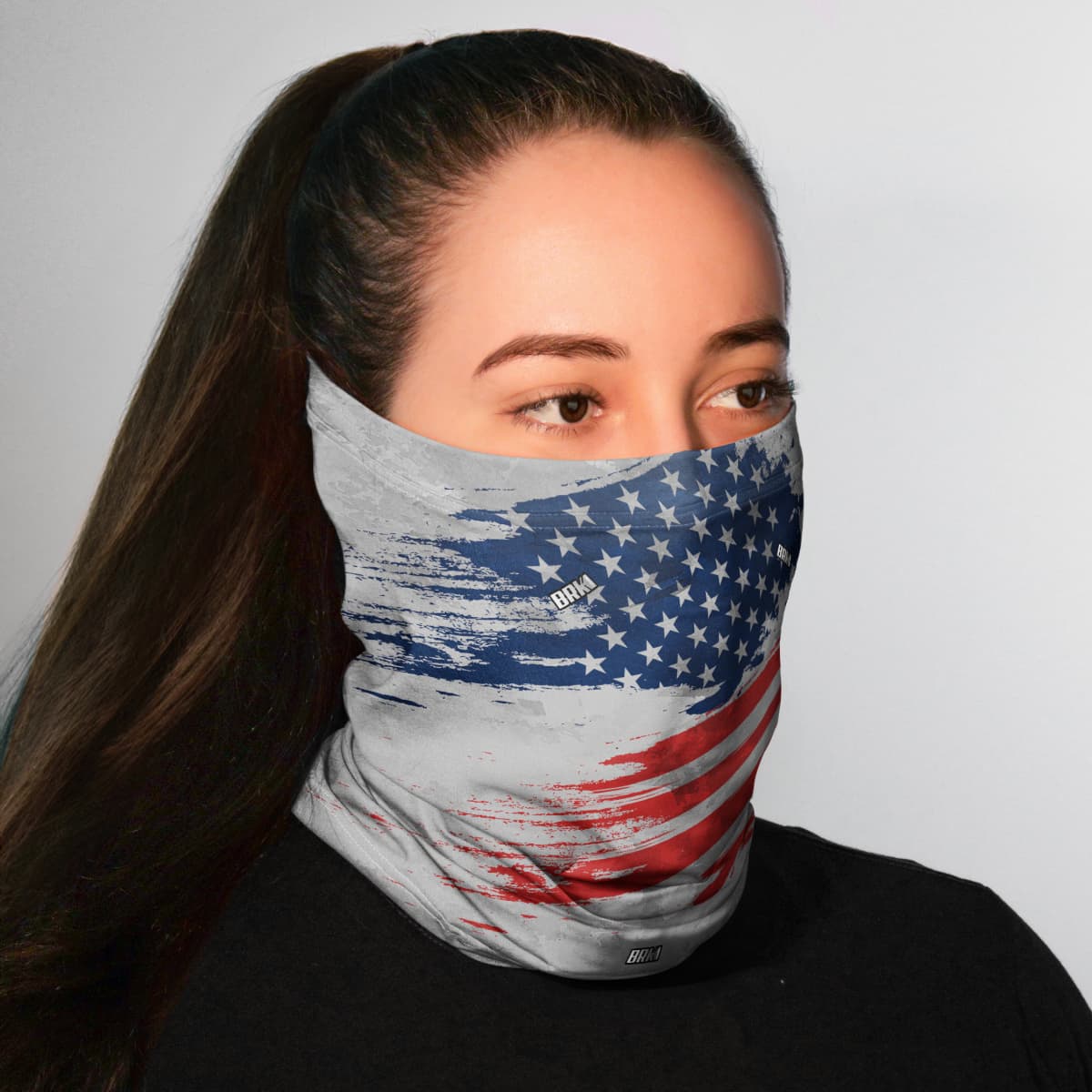 Bandana Tubeneck Agro Brk Bandeira do Estados Unidos com Proteção Solar UV50+ - Brk Agro