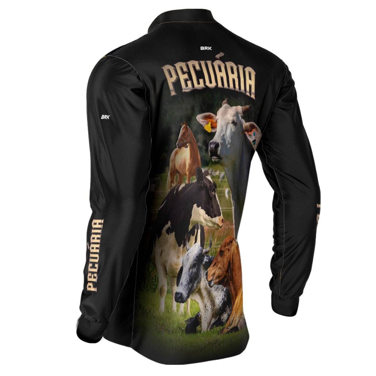 Camisa Agro Brk Pecuária com Proteção Solar UV50+ - BRK AGRO