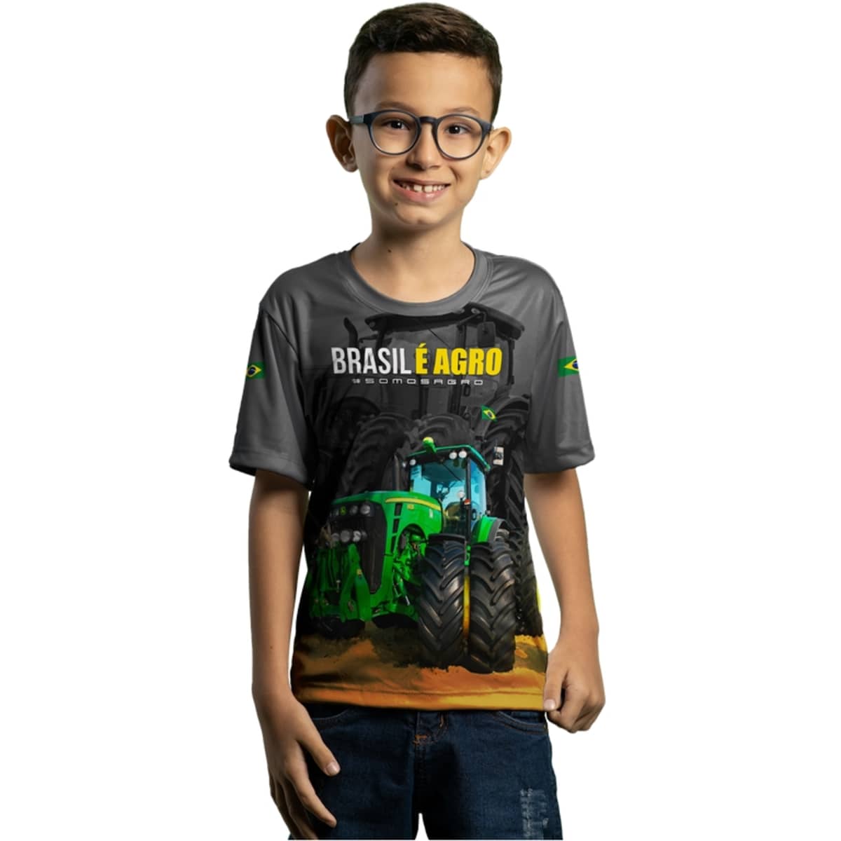 Camiseta Brk Brasil é Agro 03 com Proteção Solar UV50+ - Brk Agro