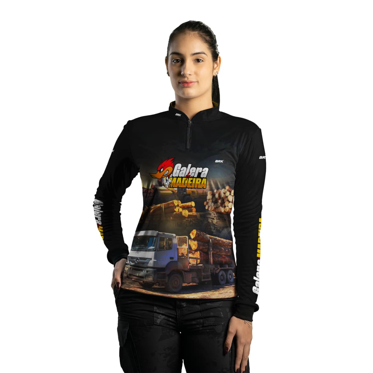 Camisa Agro Brk Madereiro com Proteção Solar UV50+ - Brk Agro