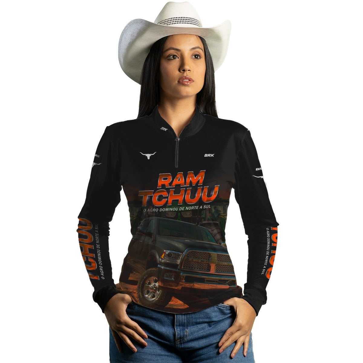 Camisa Agro Brk Caminhonete RAM TCHUU com Proteção Solar UV50+ - BRK AGRO