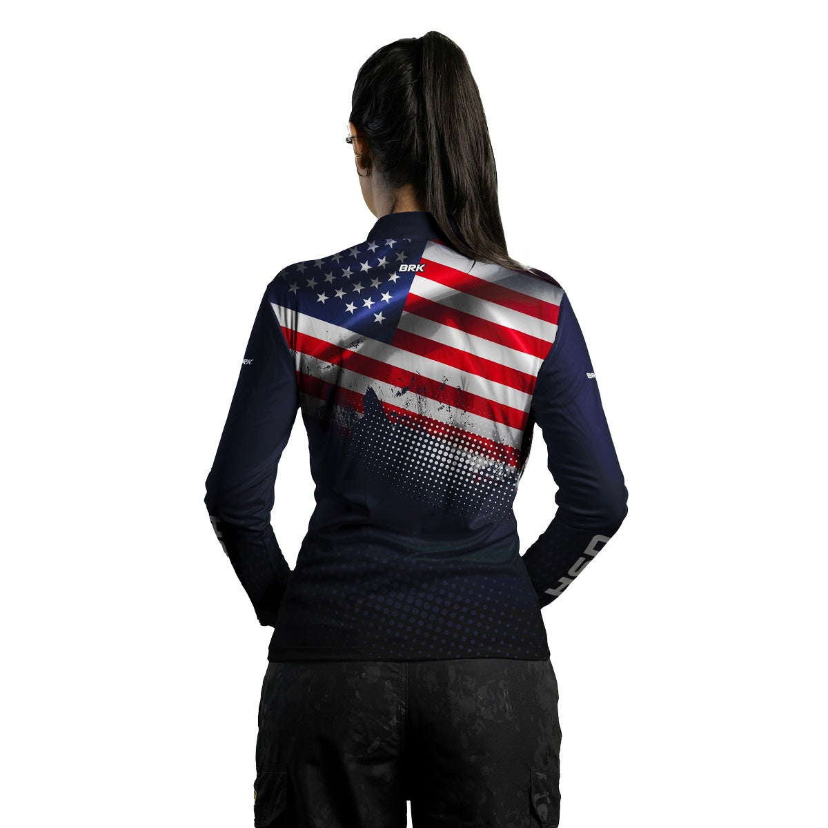 Camisa Feminina Agro Brk Estados Unidos com Proteção Solar UV50+ - Brk Agro
