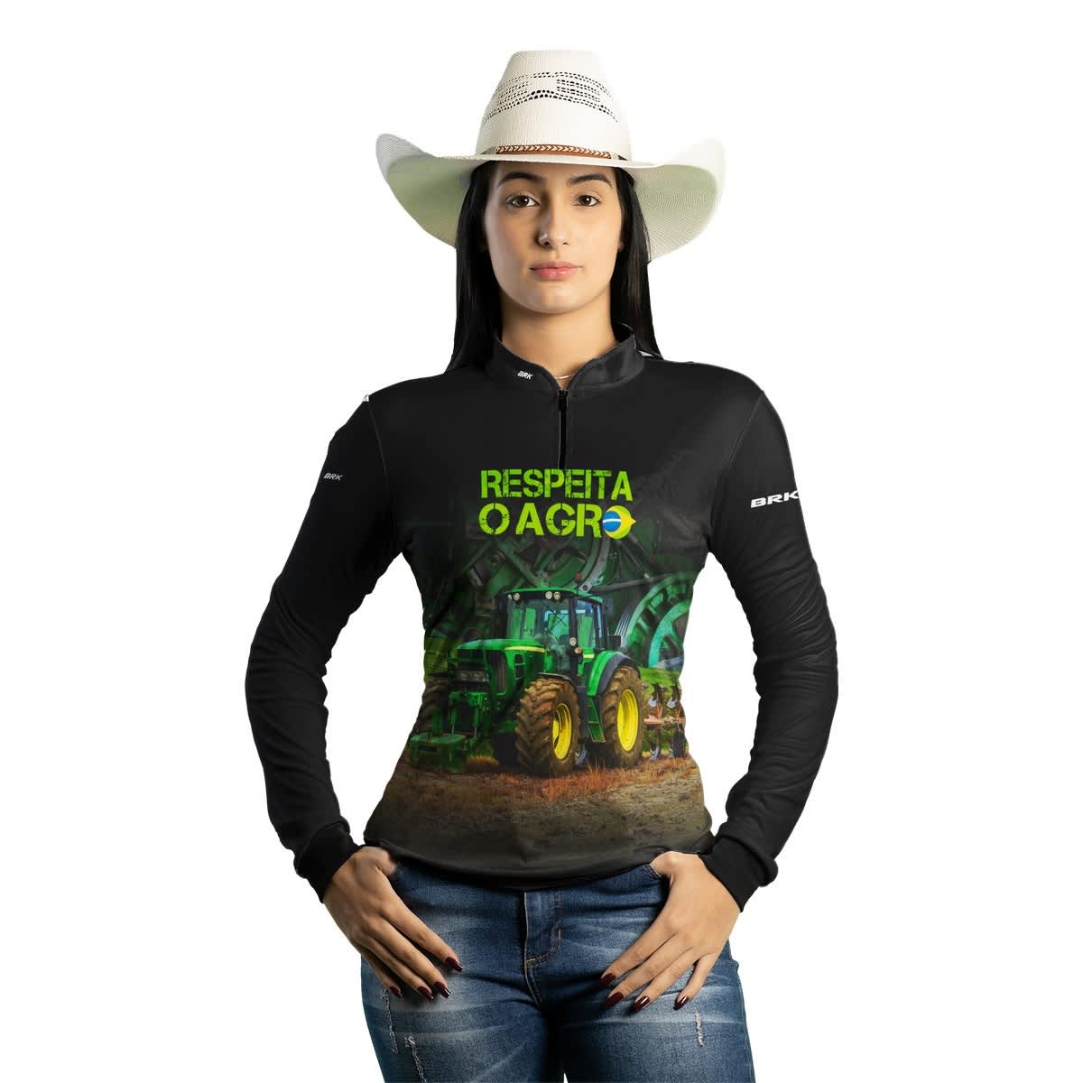 Camisa Agro Brk Respeita o Agro com Proteção Solar UV50+ - Brk Agro