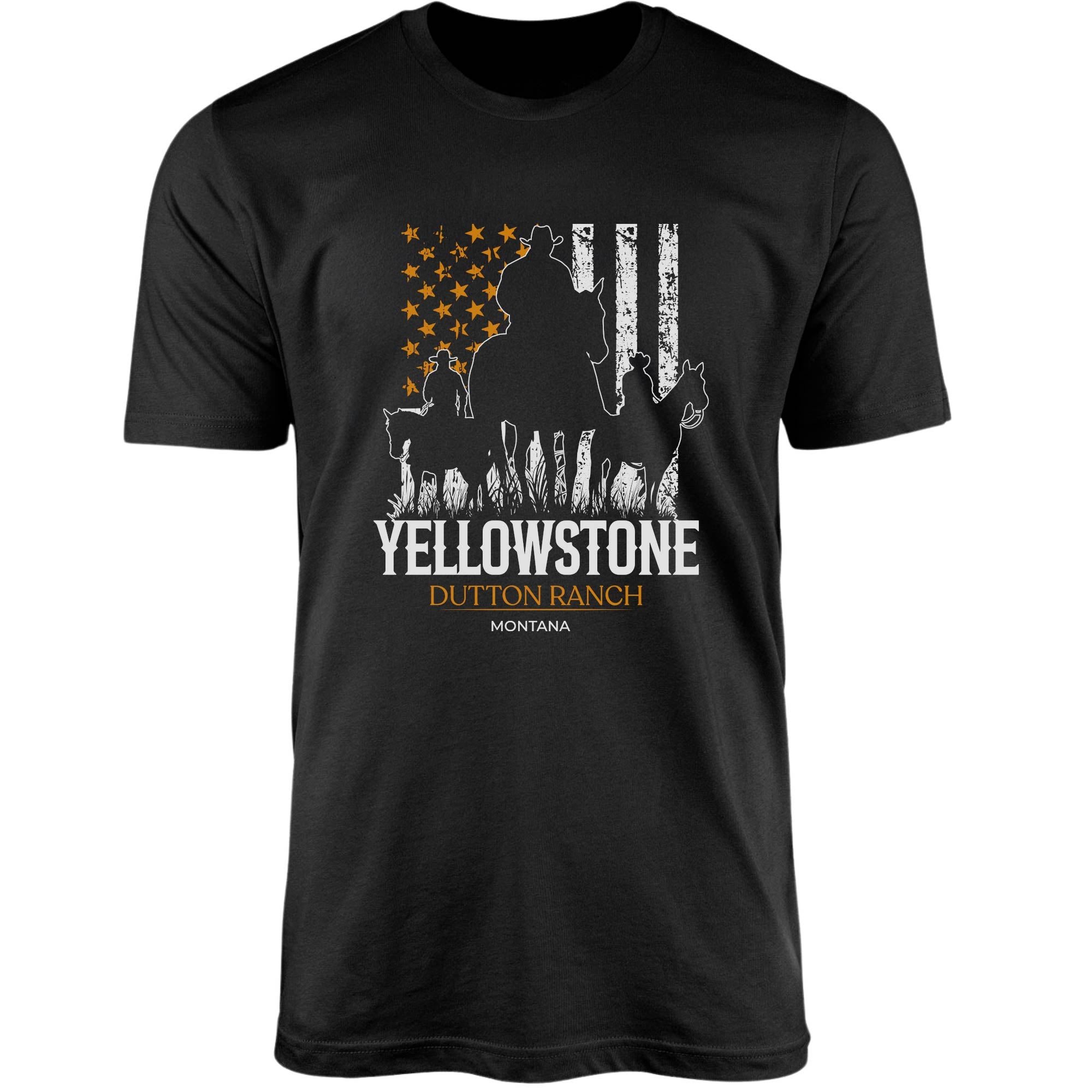 Camiseta Agro Brk Yellowstone USA Flag com Algodão Premium - Brk Agro