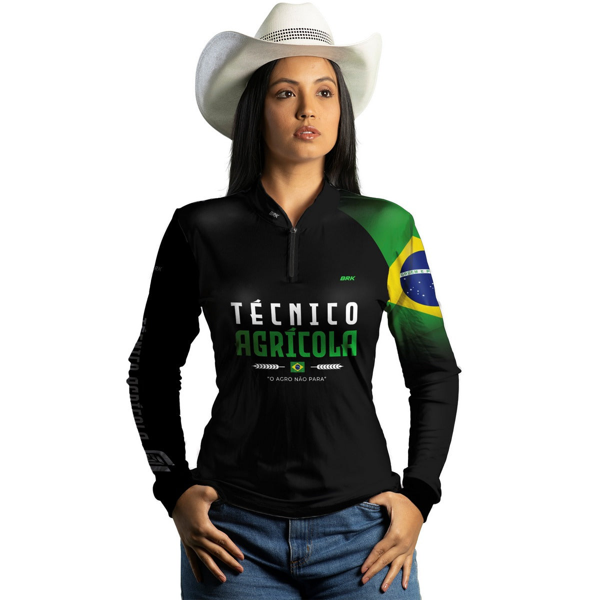Camisa Agro Feminina Brk Técnico Agrícola UV50+ - Brk Agro