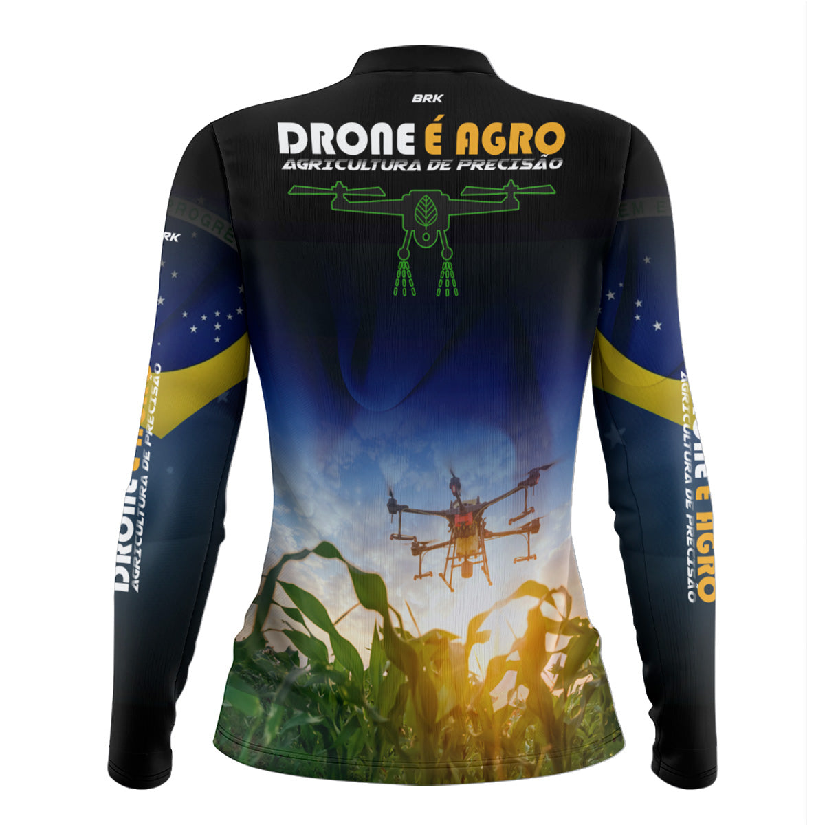 Camisa Agro Brk Drone é Agro com Proteção Solar UV50+ - Brk Agro