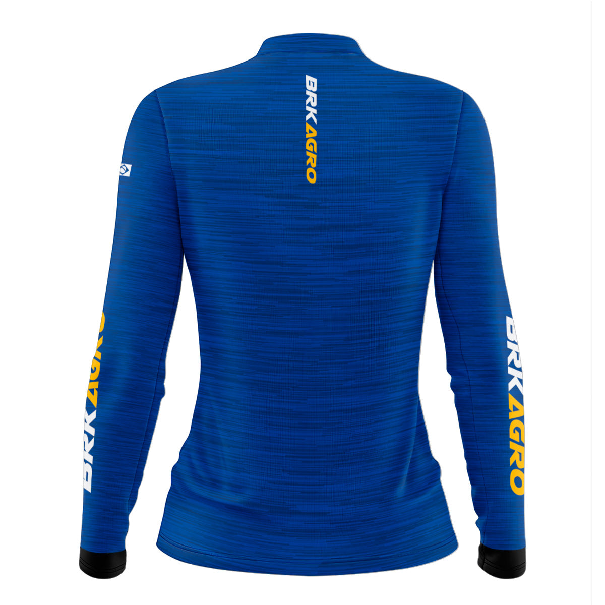 Camisa Feminina Agro  Brk Mescla Azul Royal com Proteção Solar UV50+ - Brk Agro