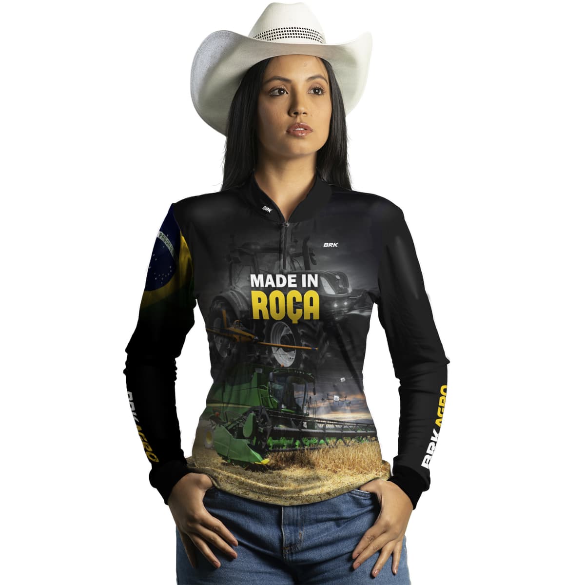 Camisa Agro Brk Made In Roça com Proteção Solar UV50+ - Brk Agro