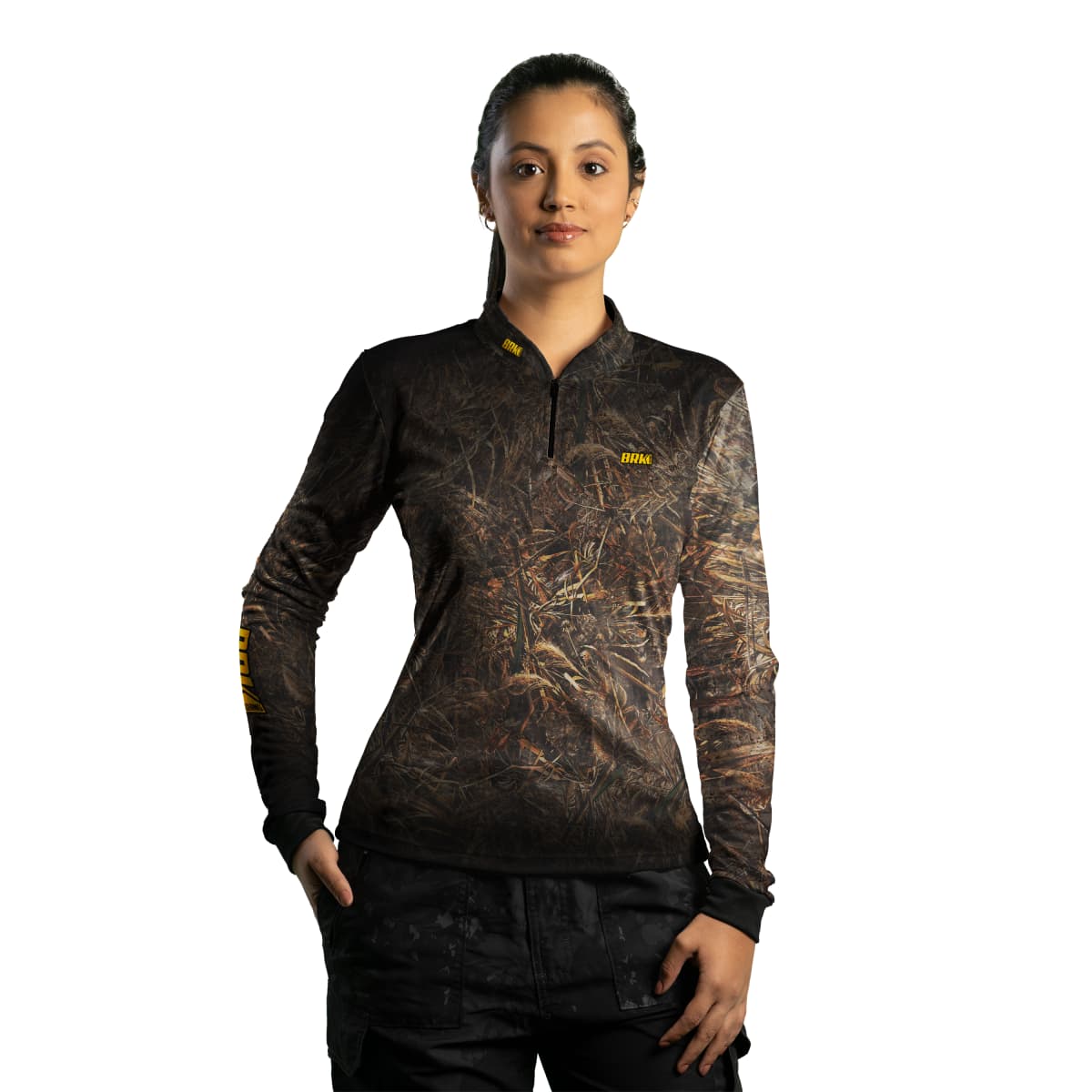 Camisa Agro Brk Camuflada Floresta com Proteção Solar UV50+ - Brk Agro