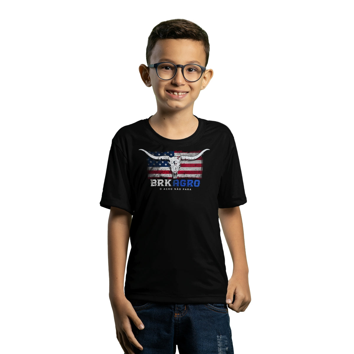 Camiseta Agro Brk O Agro não Para Texas com Proteção Solar UV50+ - Brk Agro