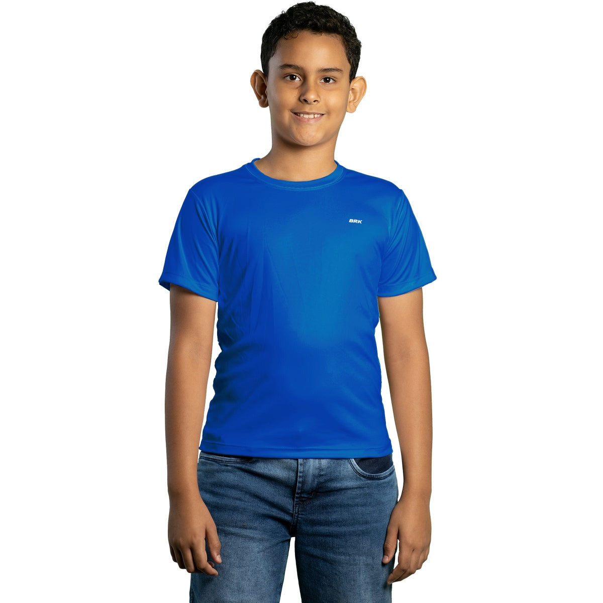 Camiseta Agro Brk Azul Lisa com Proteção Solar UV50+ - Brk Agro
