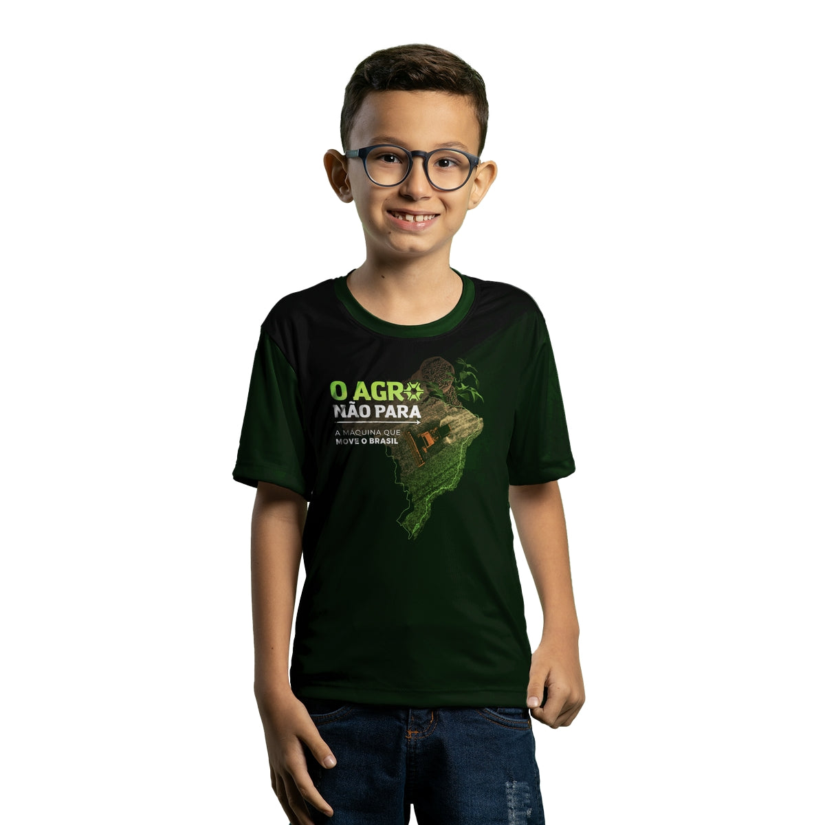 Camiseta Agro Brk Não Para com Proteção Solar UV50+ - Brk Agro