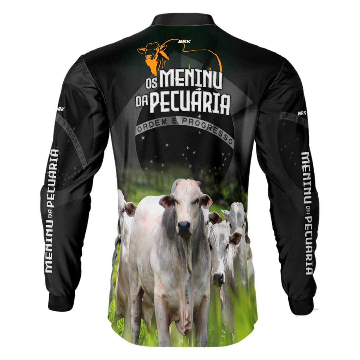 Camisa Agro Brk Os Meninu Da Pecuária Nelore com Proteção Solar UV50+ - Brk Agro