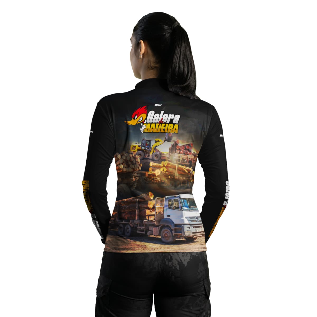 Camisa Agro Brk Madereiro com Proteção Solar UV50+ - Brk Agro